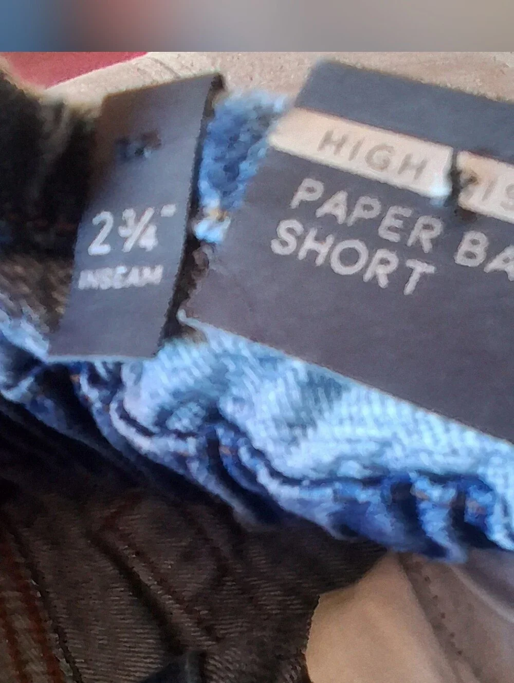 NWT SeethruSoul Brand Juniors Blue Jean Shorts, Sz 26